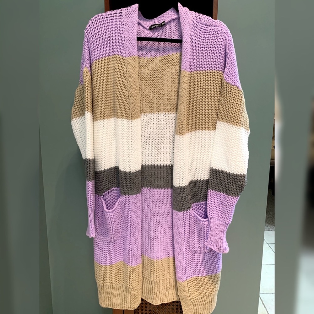 Striped cardigan